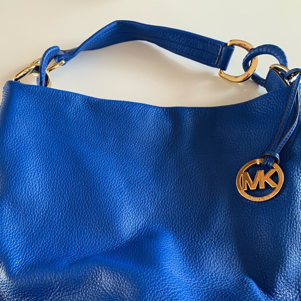 Michael Kors electric blue purse